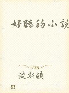 好听的小说名字