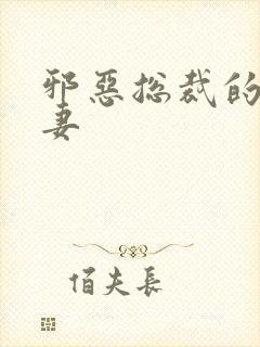 邪恶总裁的娇宠妻