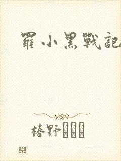 罗小黑战记小说
