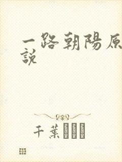 一路朝阳原著小说