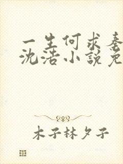 一生何求秦菲雪沈浩小说免费阅读全文笔趣阁