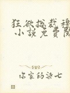 狂欲总裁穆非雪 小说免费阅读