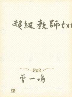 超级教师txt