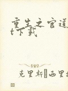 重生之官道txt下载