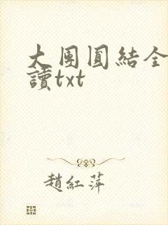 大团圆结全文阅读txt