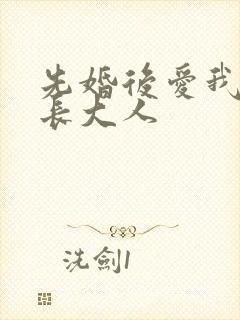 先婚后爱我的市长大人