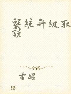 系统升级取液小说