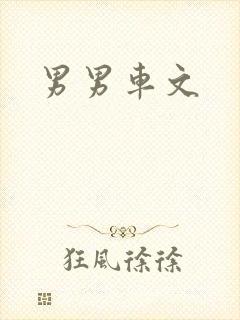 男男车文