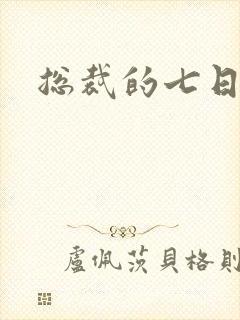 总裁的七日恋人