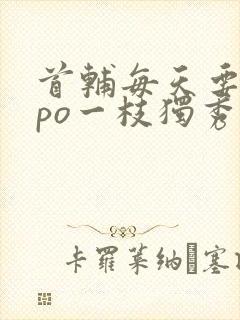 首辅每天要不够po一枝独秀全文