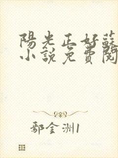 阳光正好苏玥玥小说免费阅读