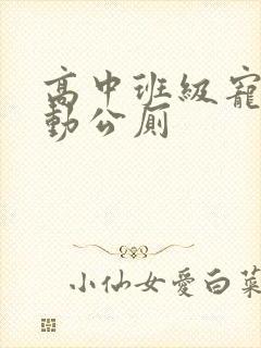 高中班级宠物移动公厕