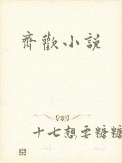 齐欢小说