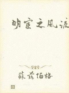 明宦之风流无边
