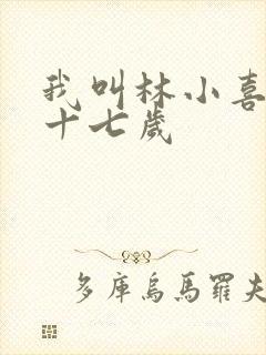 我叫林小喜今年十七岁