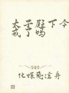 太子殿下今天破戒了吗