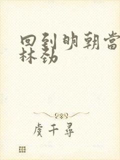 回到明朝当王爷林劲