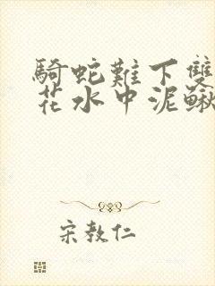 骑蛇难下双金银花水中泥鳅双男主