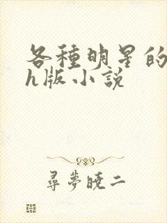 各种明星的综艺h版小说