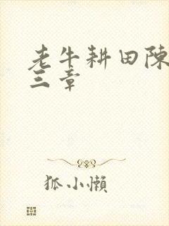 老牛耕田陈雪第三章
