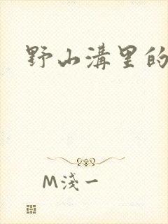 野山沟里的村庄