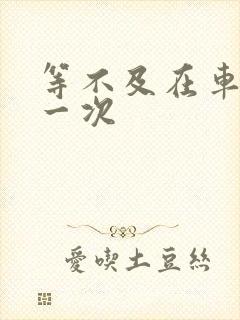 等不及在车里做一次