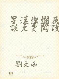 星汉灿烂原著小说免费阅读