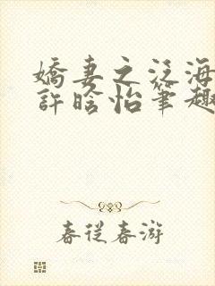 娇妻之泛海之舟许晗怡笔趣阁