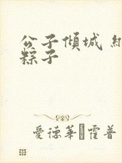 公子倾城 维和粽子