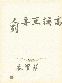 人妻互换高h系列