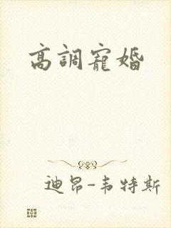 高调宠婚