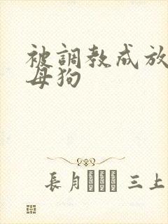 被调教成放荡小母狗封面