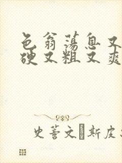 色翁荡息又大又硬又粗又爽电影