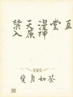 禁天漫堂直接进入原神