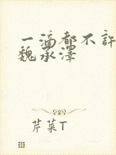 一滴都不许漏 魏承泽