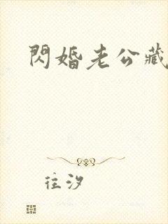 闪婚老公藏不住