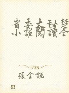 省委大秘楚东恒小说阅读全文