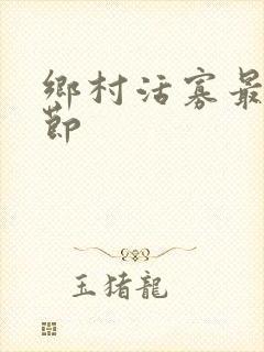 乡村活寡最新章节