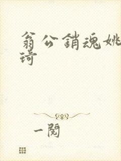 翁公销魂姚瑶琦琦