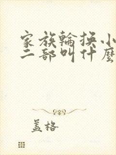家族轮换小说第二部叫什么名字