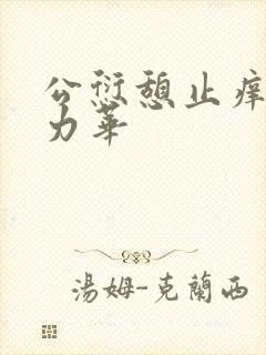 公愆憩止痒古悦力华