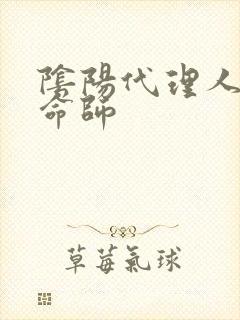 阴阳代理人之改命师