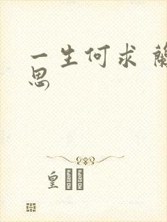 一生何求 兰思思