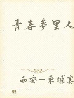 青春梦里人