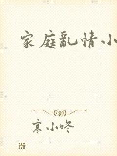 家庭乱情小说