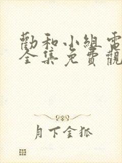 劝和小组电视剧全集免费观看