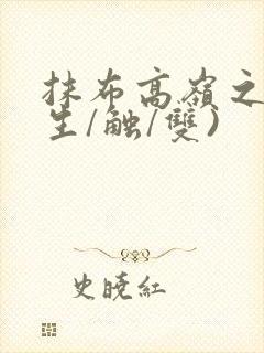 抹布高岭之花(生/触/双)