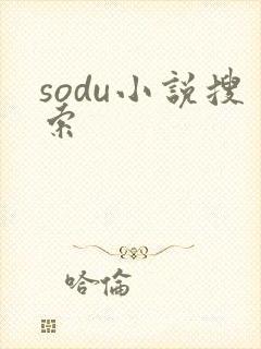 sodu小说搜索