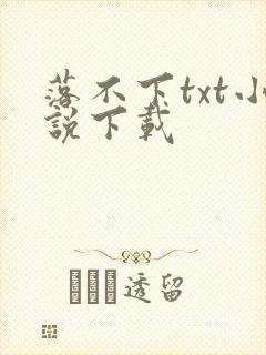 落不下txt小说下载