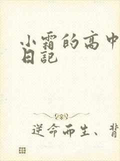 小霜的高中成长日记